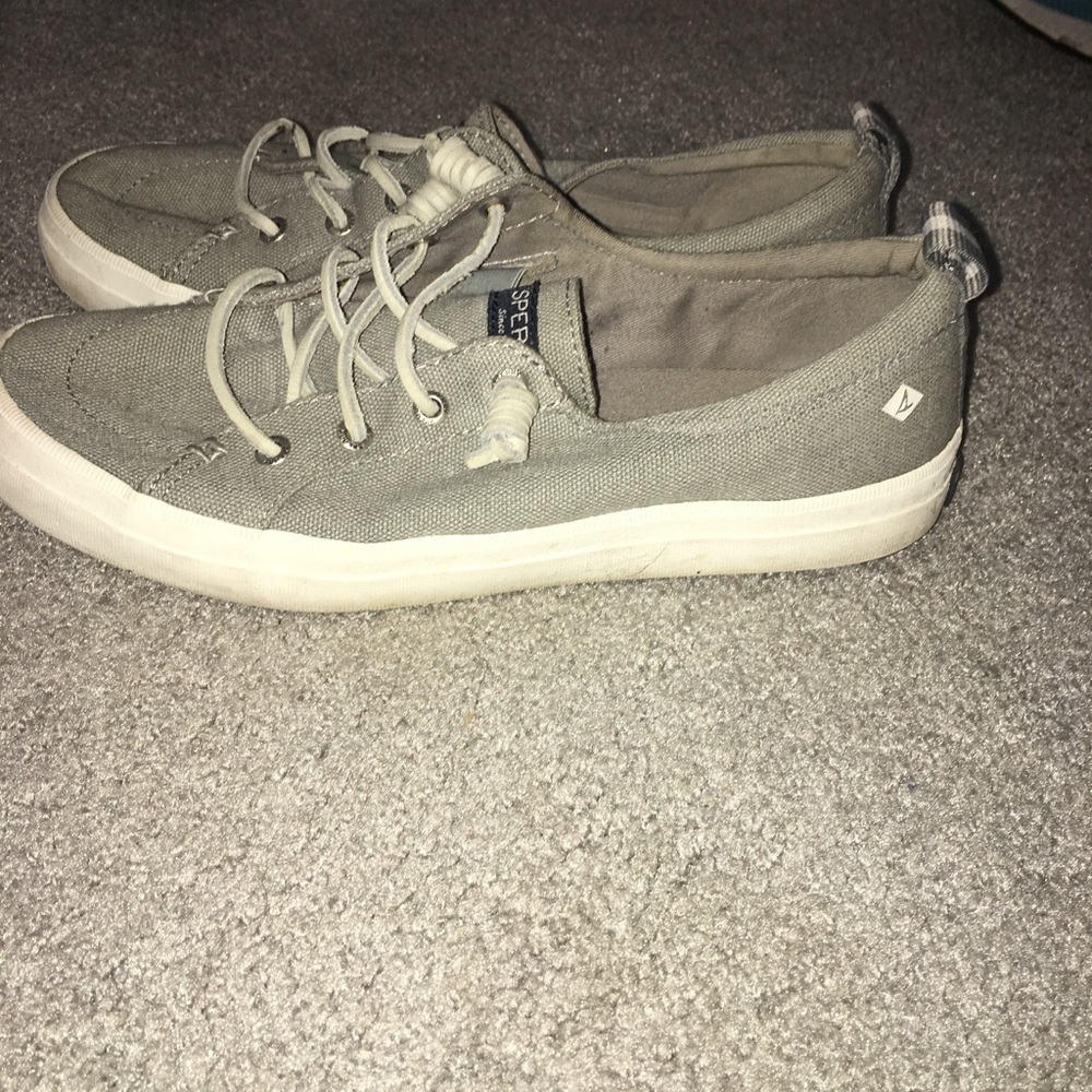 Grey Sperry topsiders
